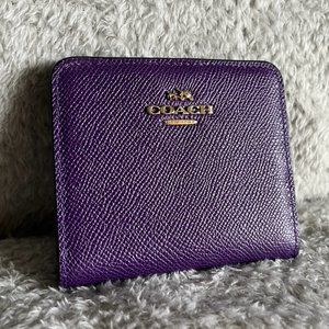 Coach New York Purple Wallet